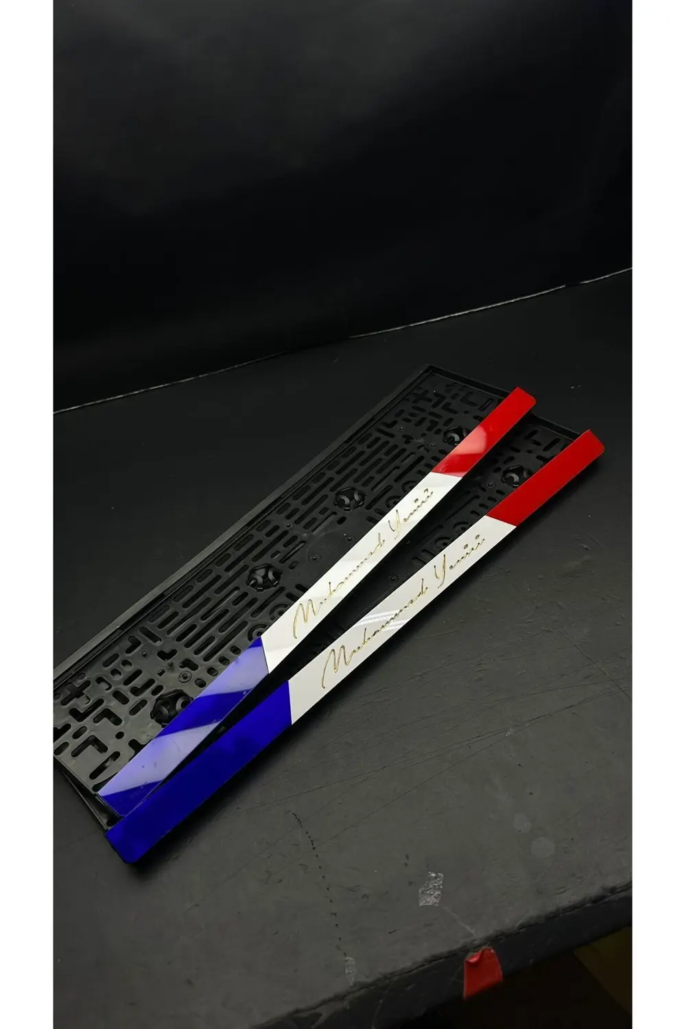 Lux Kişiye Özel Renkli Pleksi Takmatik Plakalık