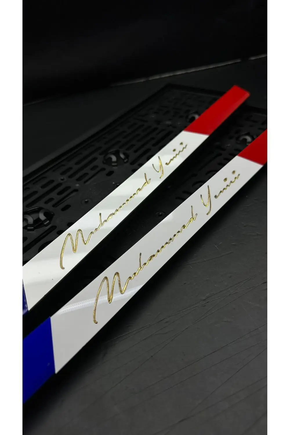 Lux Kişiye Özel Renkli Pleksi Takmatik Plakalık