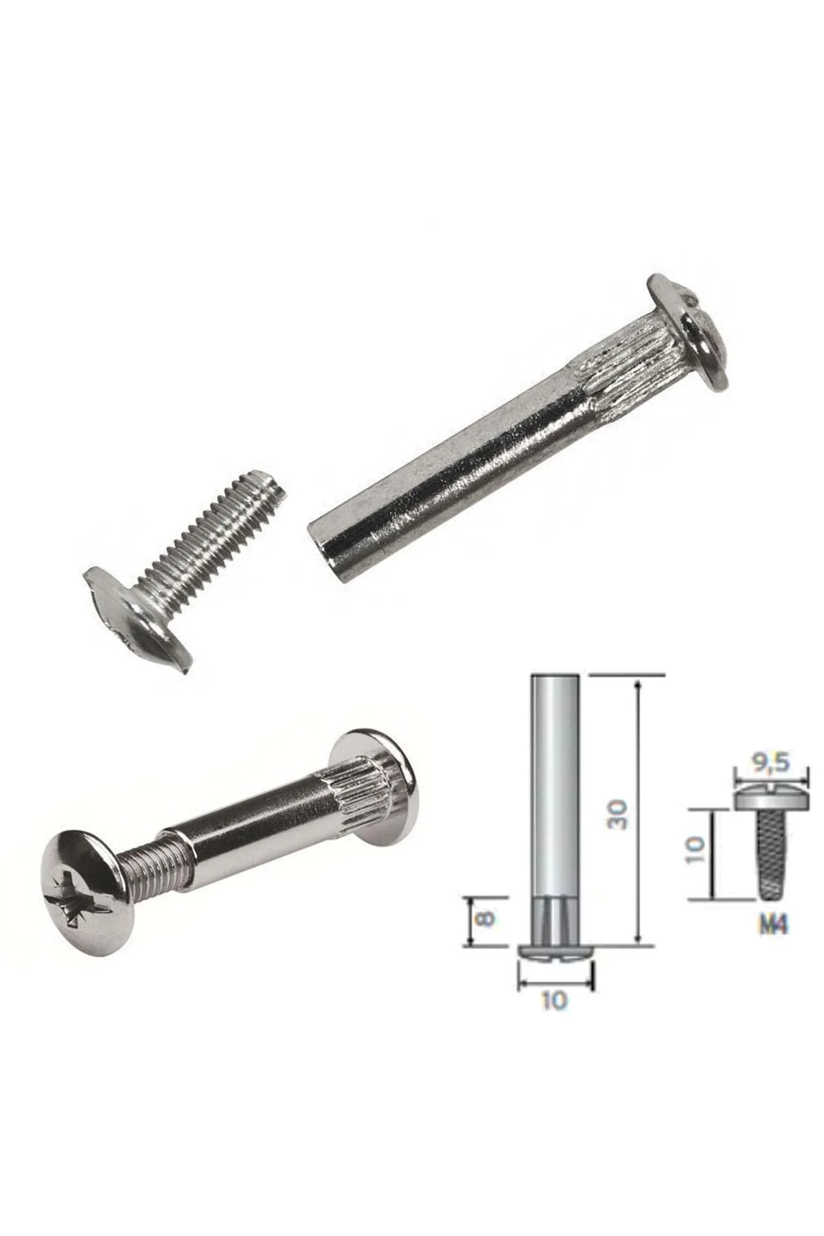 Lüx, Metal, Mini Montement, M4 ''20 Adet Gönderim''