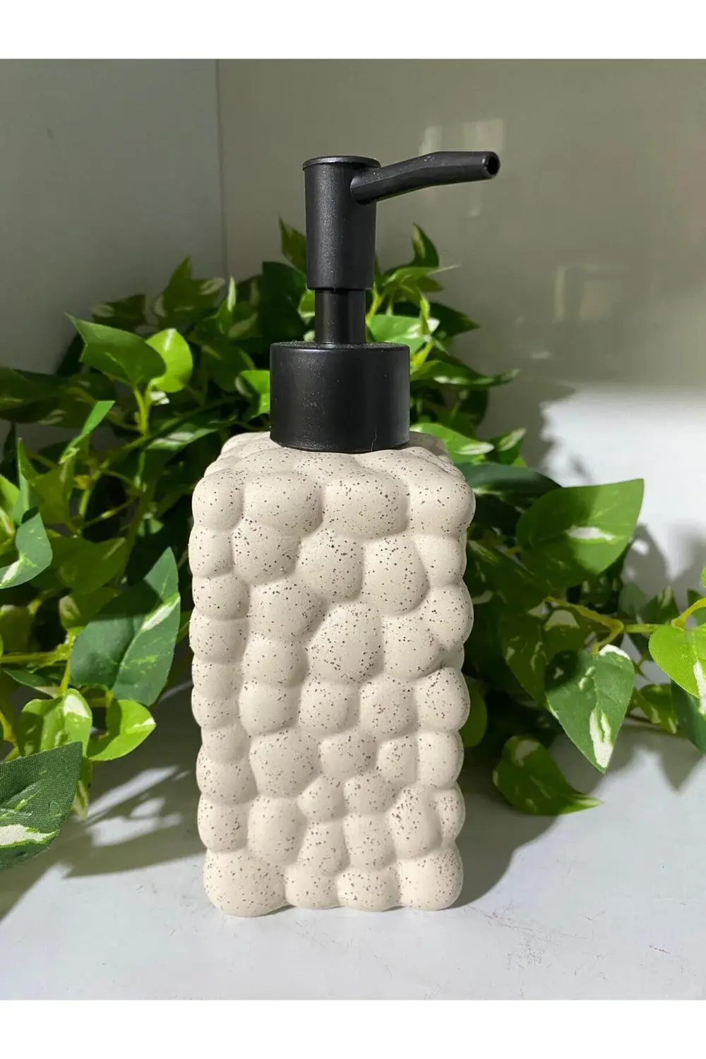 Lüx Modern Sıvı Sabunluk Ekru