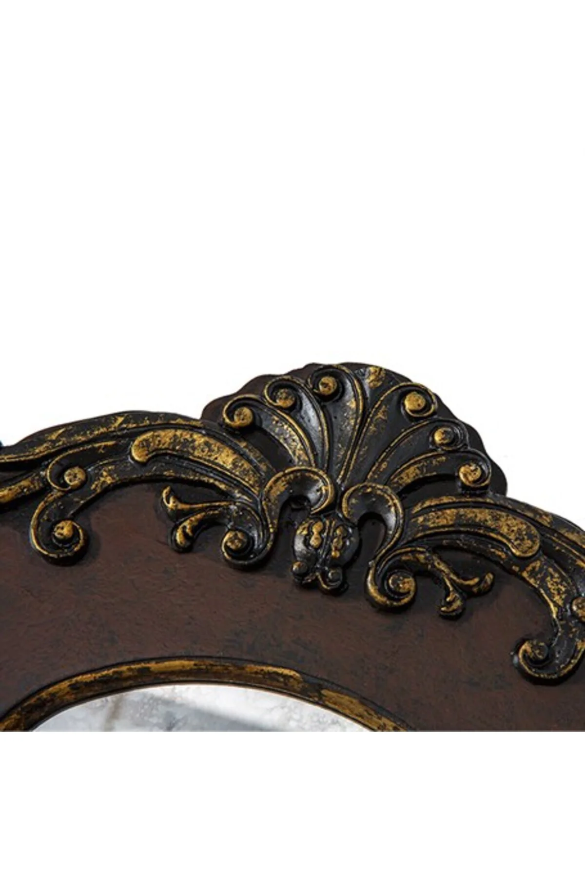Lux Otantik Dekoratif Aynalı Mumluk 10x75 Cm Ak.gy0013