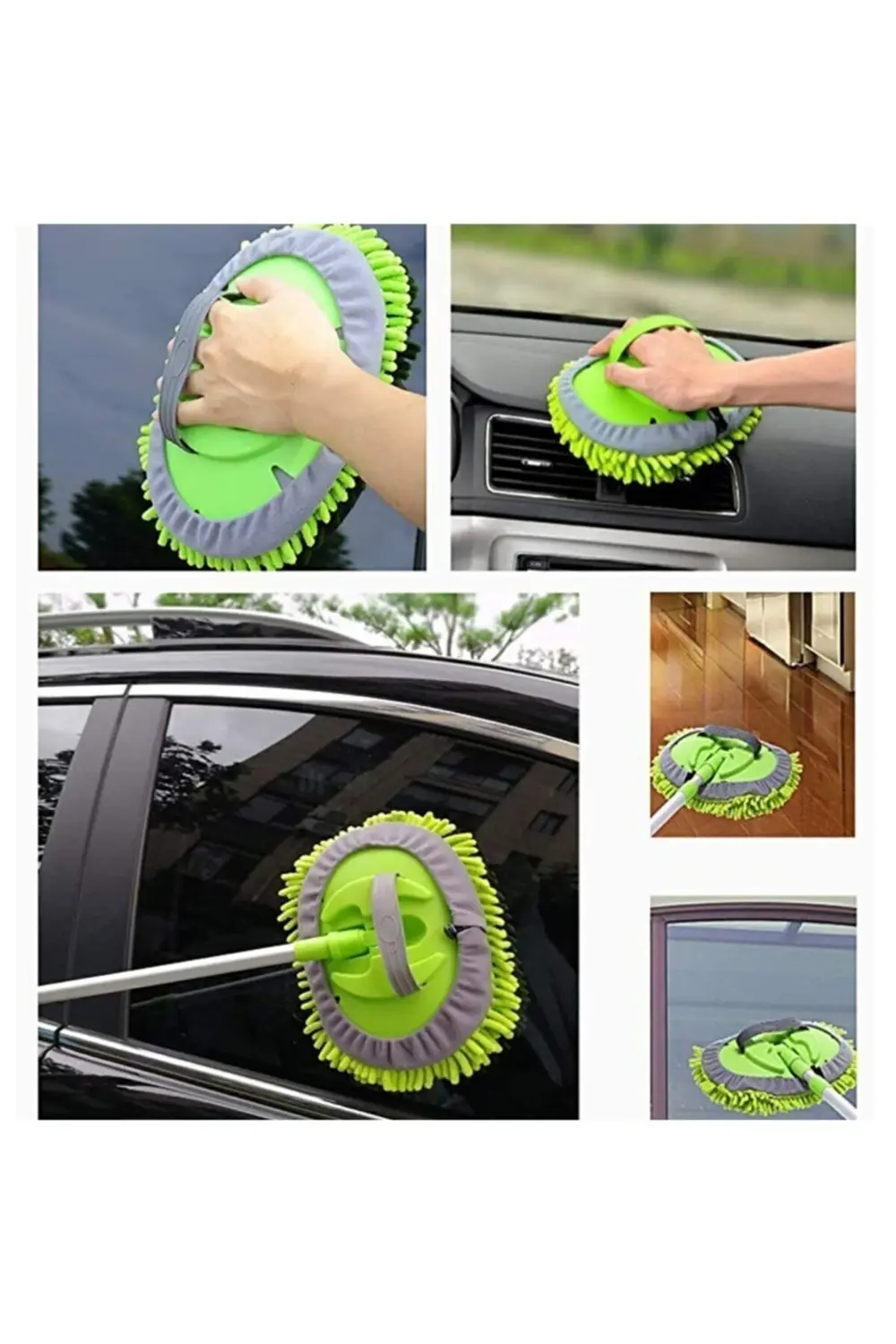 Lüx Oto Araç Yıkama Seti Makarna Paspas Jant Temizleme Çiziksiz B