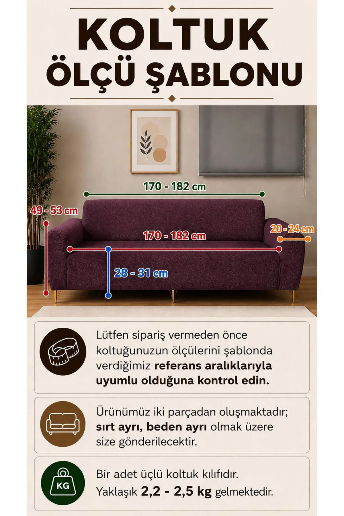 LÜX PAMUKLU BOHEM KUMAŞ - KOLTUK, KANEPE KILIFI, SIRT AYRI, BEDEN AYRI FERMUARLI DİKİM. KOLTUĞUNUZU KOMPLE KAPATIR KOLTUK ÜZERİNDEN KAYMA YAPMAZ. PATİ Fiyatı, Yorumları ve Özellikleri