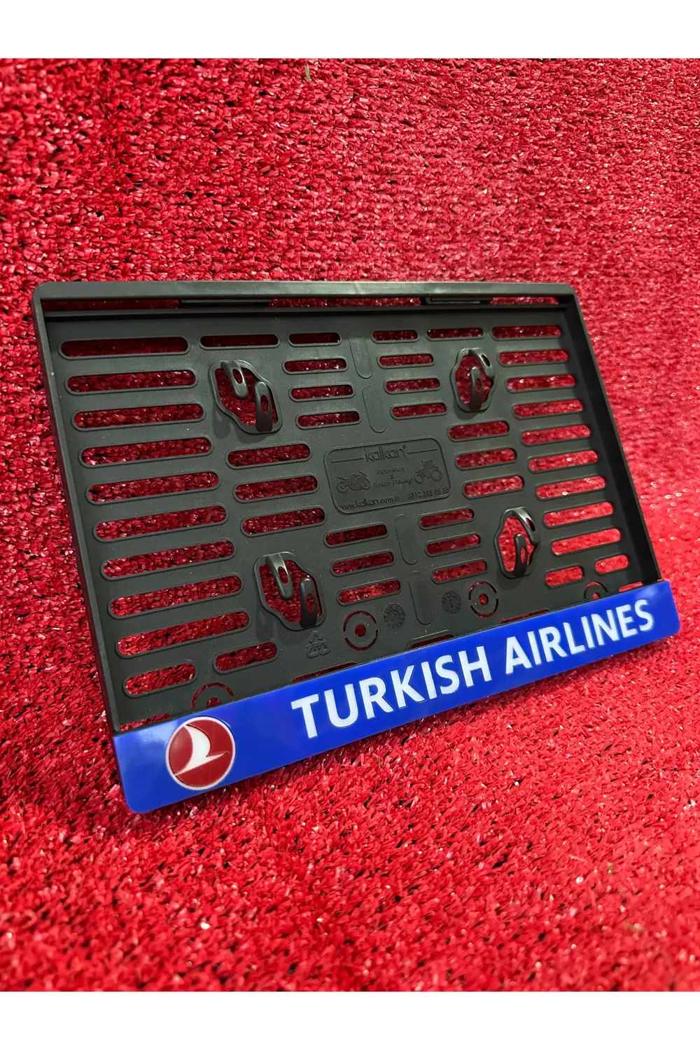 Lüx Pleksi Turkısh Aırlınes Logolu Motorsiklet Plakalık Uyumlu