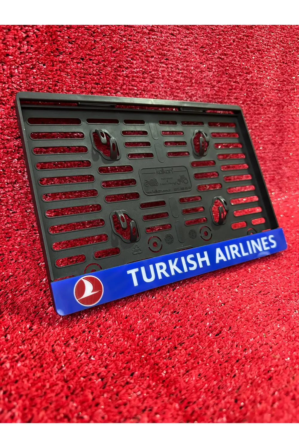 Lüx Pleksi Turkısh Aırlınes Logolu Motorsiklet Plakalık Uyumlu