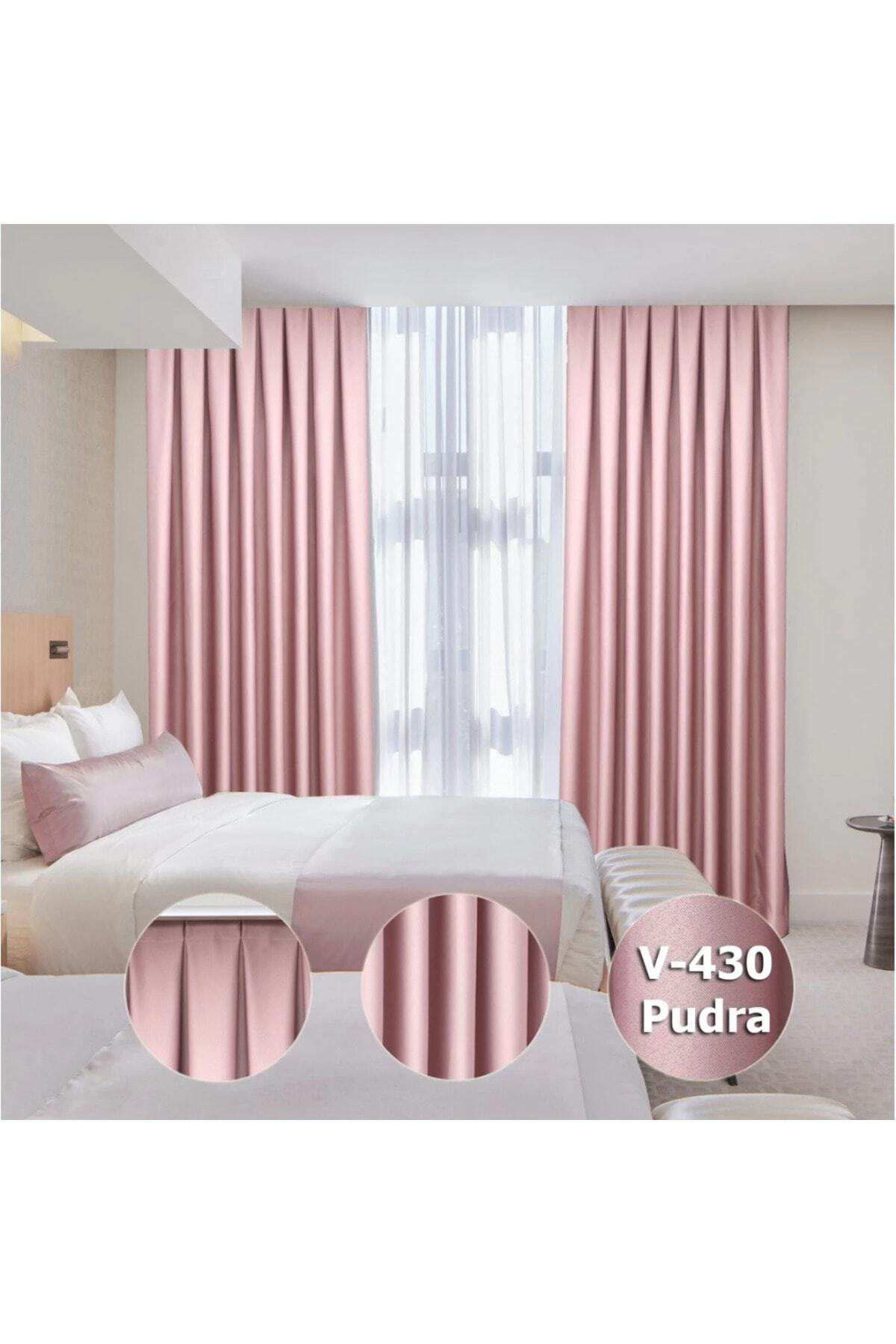 Lüx Saten Blackout Karartma Fon Perde Yüksek Kaliteli 1/2,5 Norma