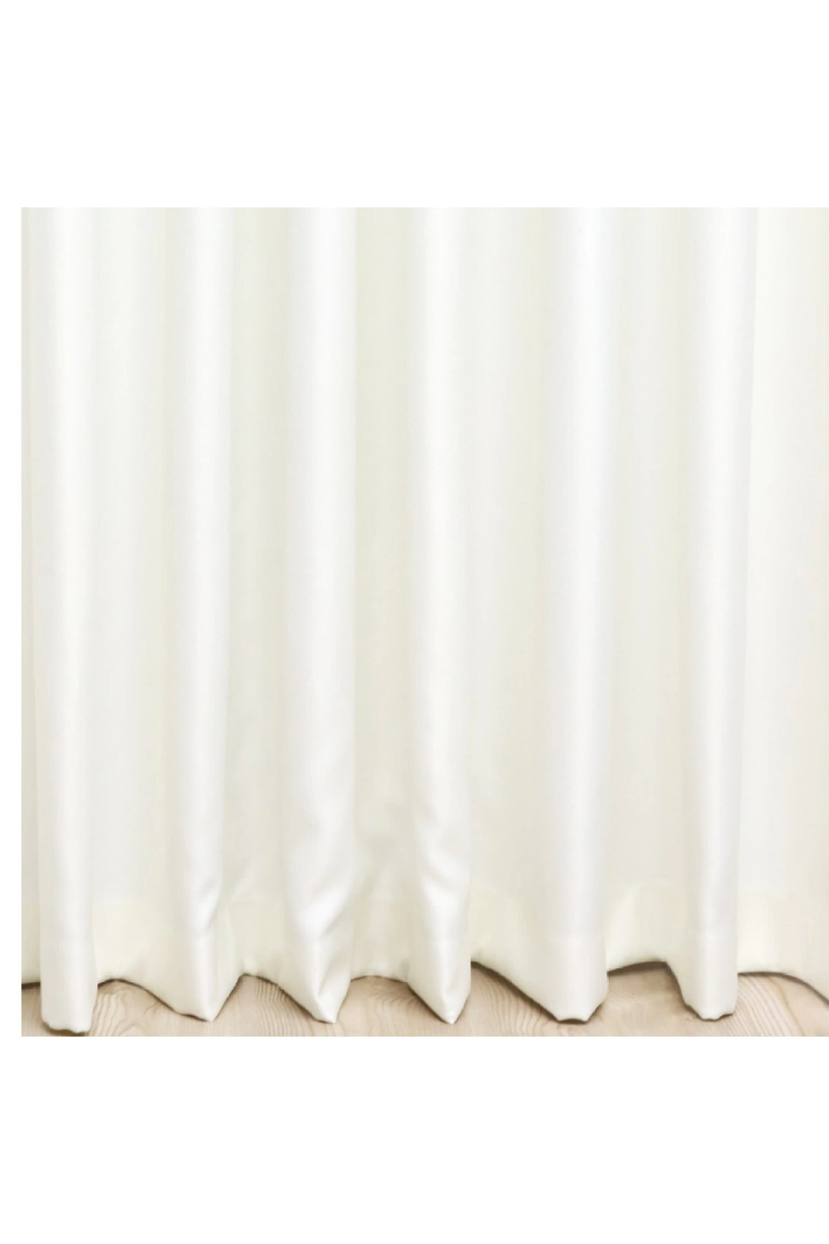 Lüx Saten Blackout Karartma Fon Perde Yüksek Kaliteli 1/2,5 Norma