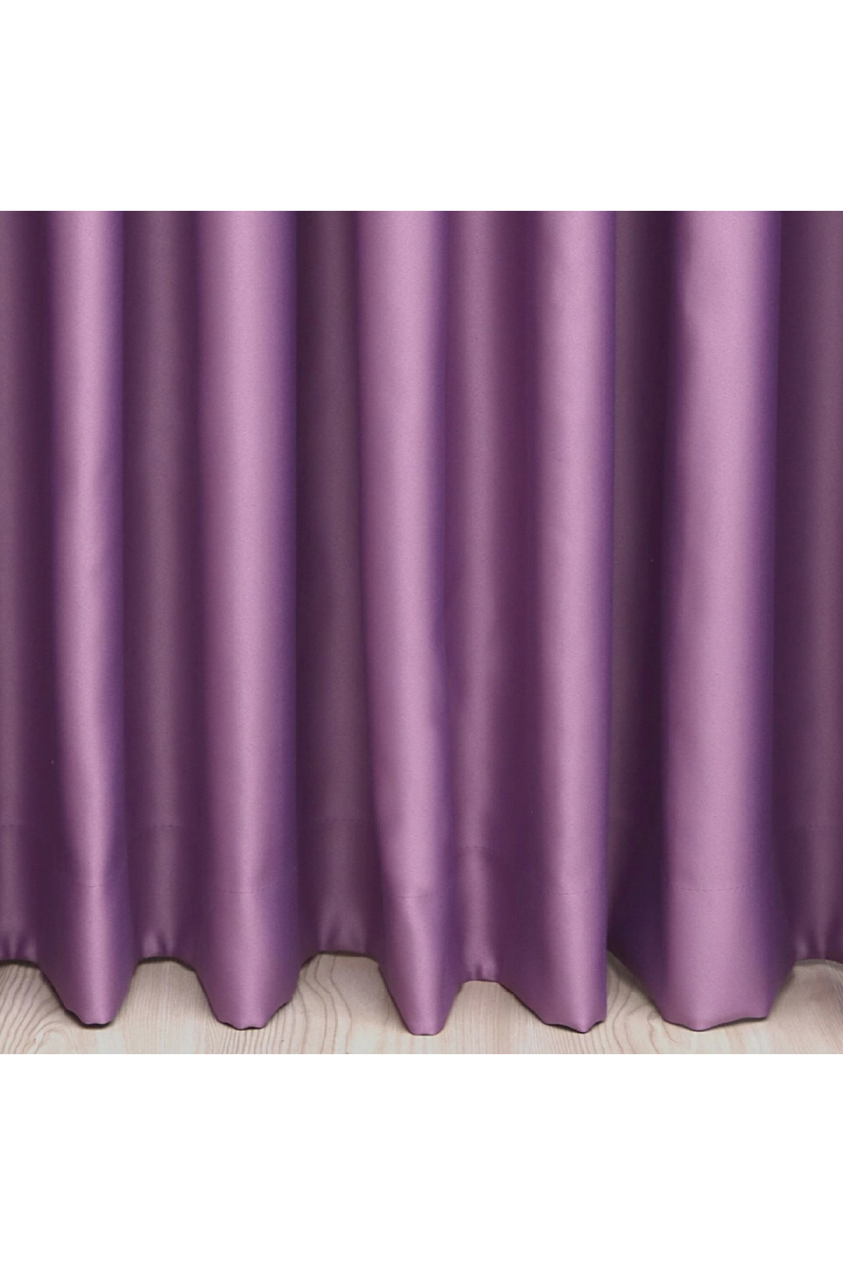 Lüx Saten Blackout Karartma Güneşlik Perde Yüksek Kaliteli Düz Pi