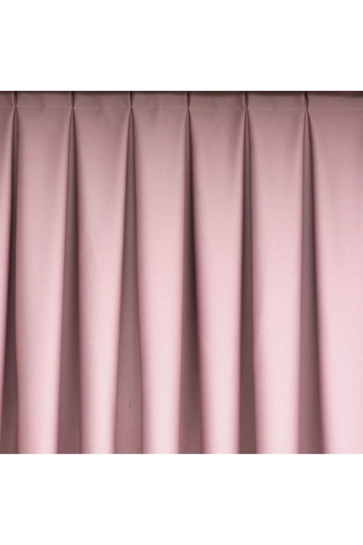 Lüx Saten Blackout Karartma Fon Perde Yüksek Kaliteli 1/3 Sık Pil