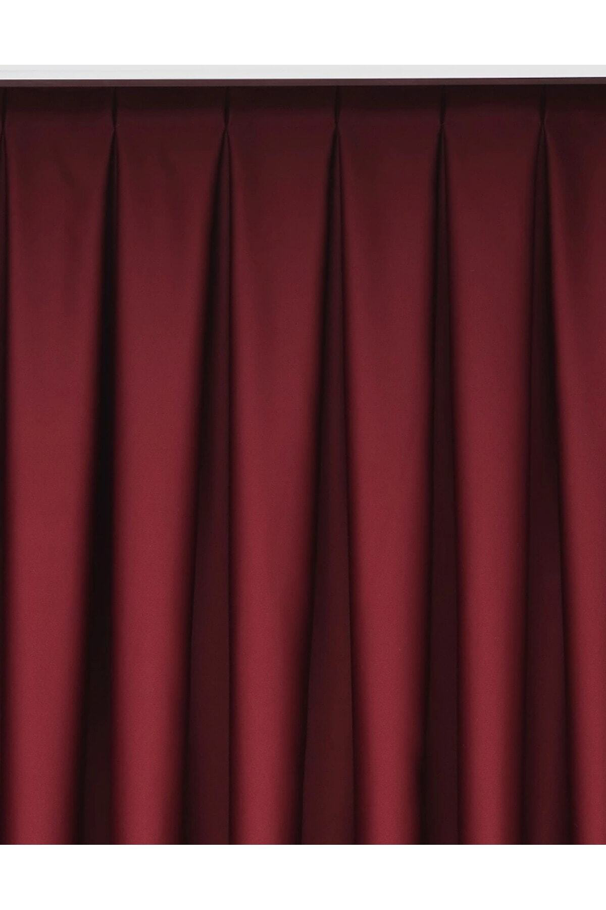 Lüx Saten Blackout Karartma Fon Perde Yüksek Kaliteli 1/3 Sık Pil