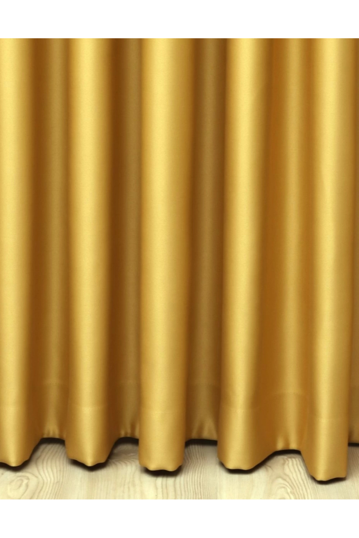 Lüx Saten Blackout Karartma Güneşlik Perde Yüksek Kaliteli Düz Pi