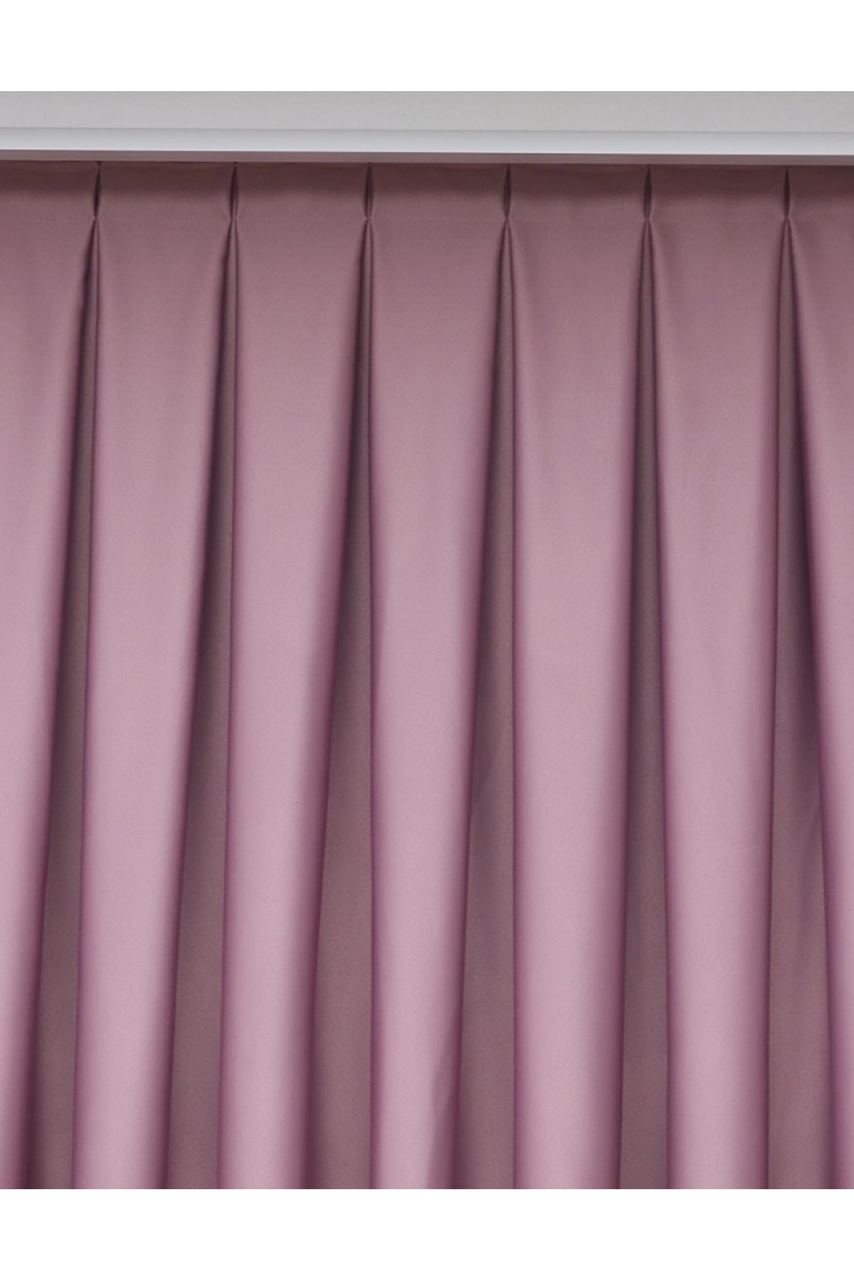 Lüx Saten Blackout Karartma Fon Perde Yüksek Kaliteli  1/3 Sık Pi