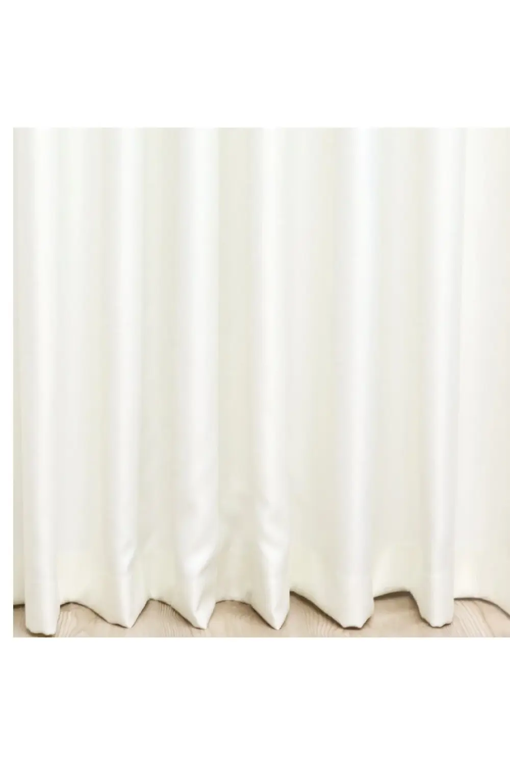 Lüx Saten Blackout Karartma Fon Perde Yüksek Kaliteli 1/3 Sık Pil