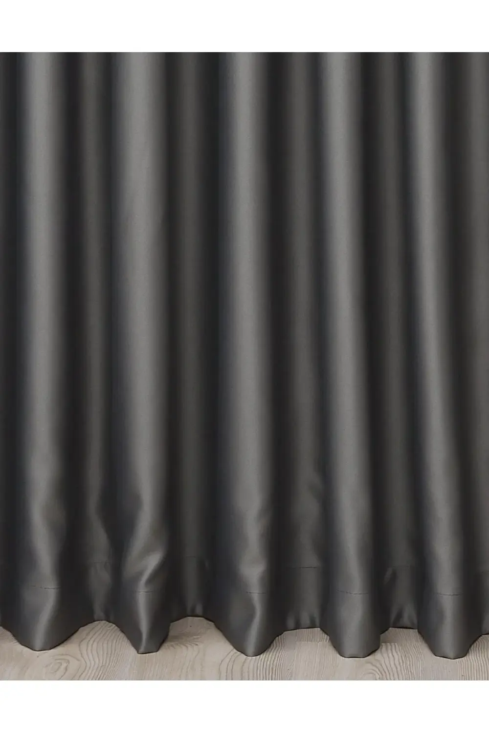 Lüx Saten Blackout Karartma Fon Perde Yüksek Kaliteli 1/3 Sık Pil