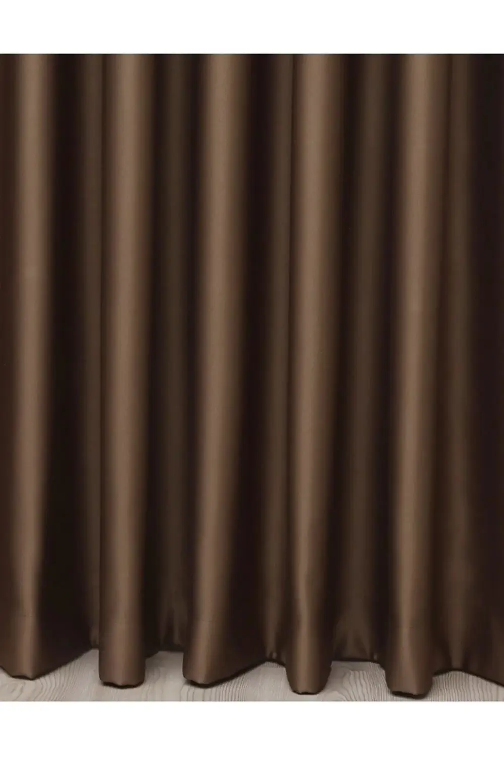 Lüx Saten Blackout Karartma Fon Perde Yüksek Kaliteli 1/3 Sık Pil