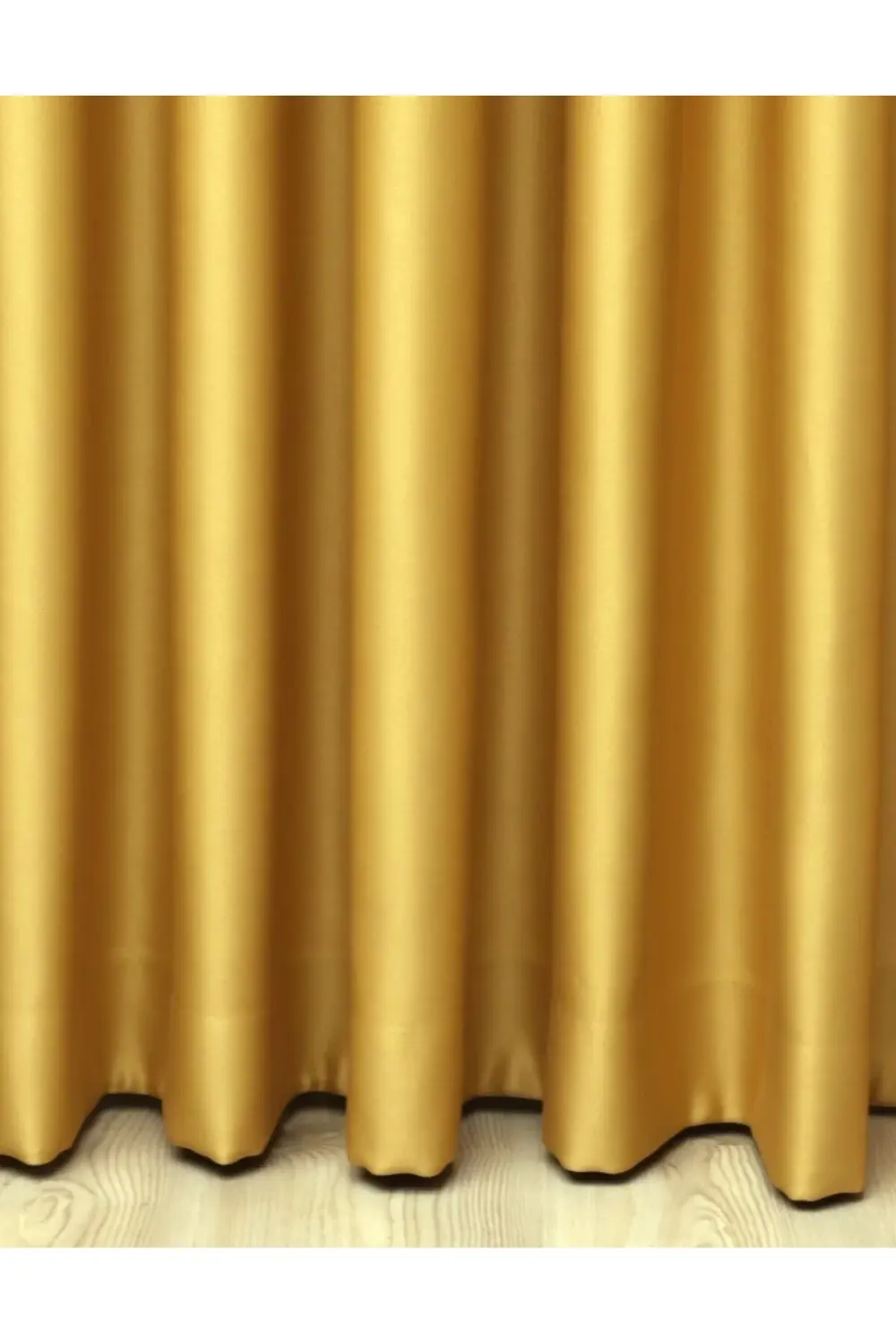 Lüx Saten Blackout Karartma Güneşlik Perde Yüksek Kaliteli Düz Pi