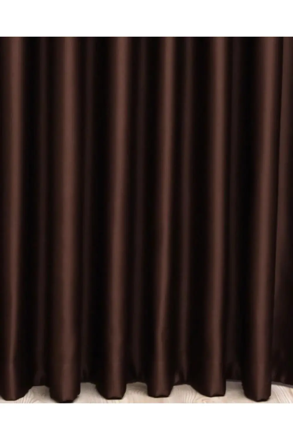 Lüx Saten Blackout Karartma Güneşlik Perde Yüksek Kaliteli Düz Pi