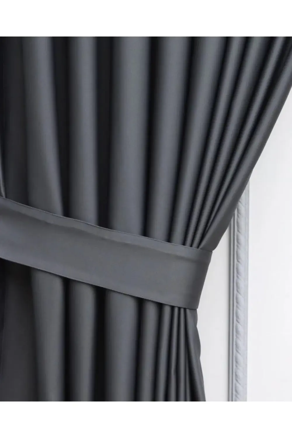 Lüx Saten Blackout Karartma Güneşlik Perde Yüksek Kaliteli Düz Pi