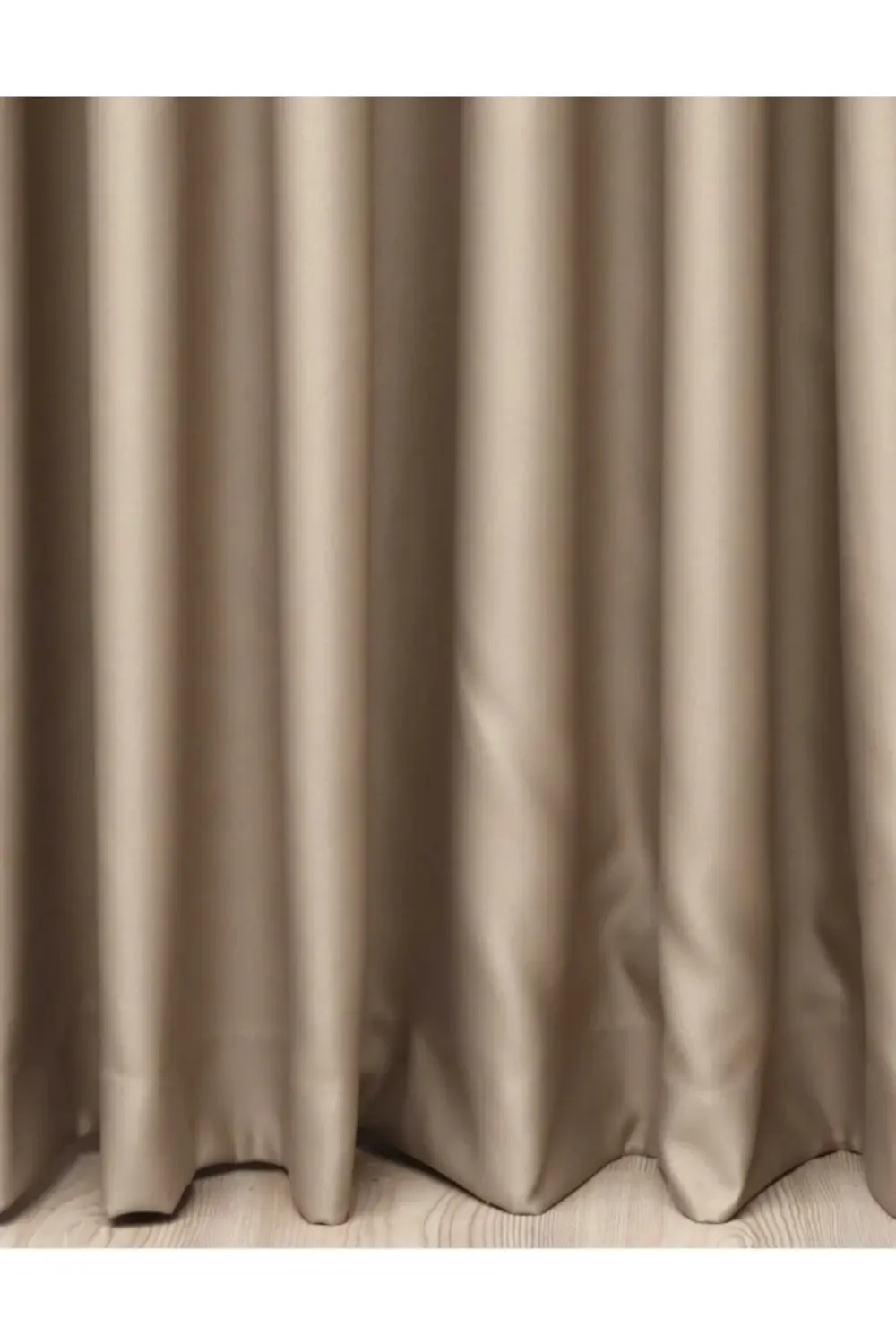 Lüx Saten Blackout Karartma Güneşlik Perde Yüksek Kaliteli Düz Pi