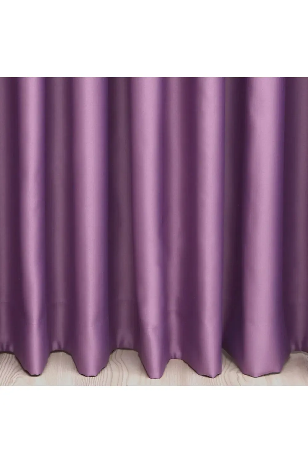 Lüx Saten Blackout Karartma Güneşlik Perde Yüksek Kaliteli Düz Pi