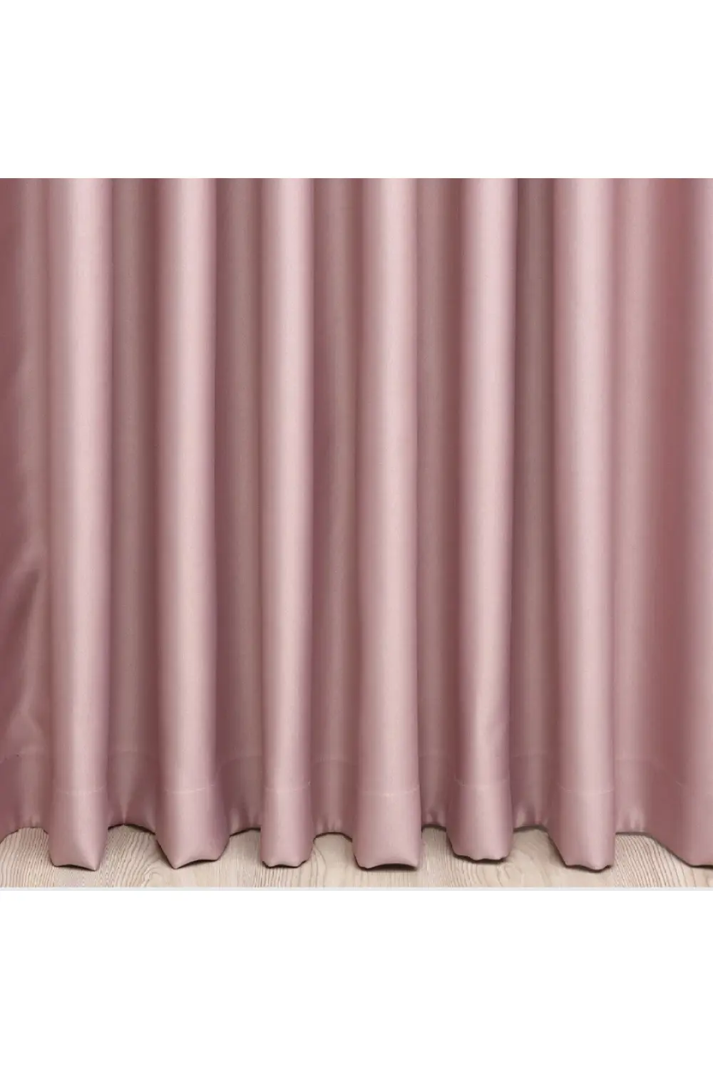 Lüx Saten Blackout Karartma Güneşlik Perde Yüksek Kaliteli Düz Pi