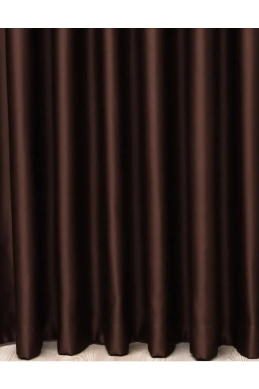 Lüx Saten Blackout Karartma Güneşlik Perde Yüksek Kaliteli Düz Pi