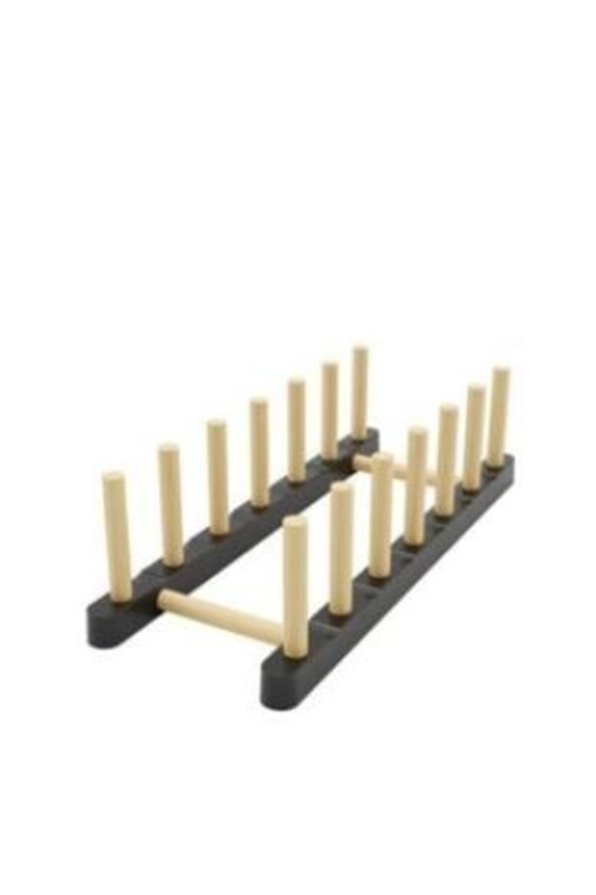 Culina Vasa Lüx Tezgah Üstü Ahşap Tabaklık,Tabak Standı,Bölmeli Tabak Standı