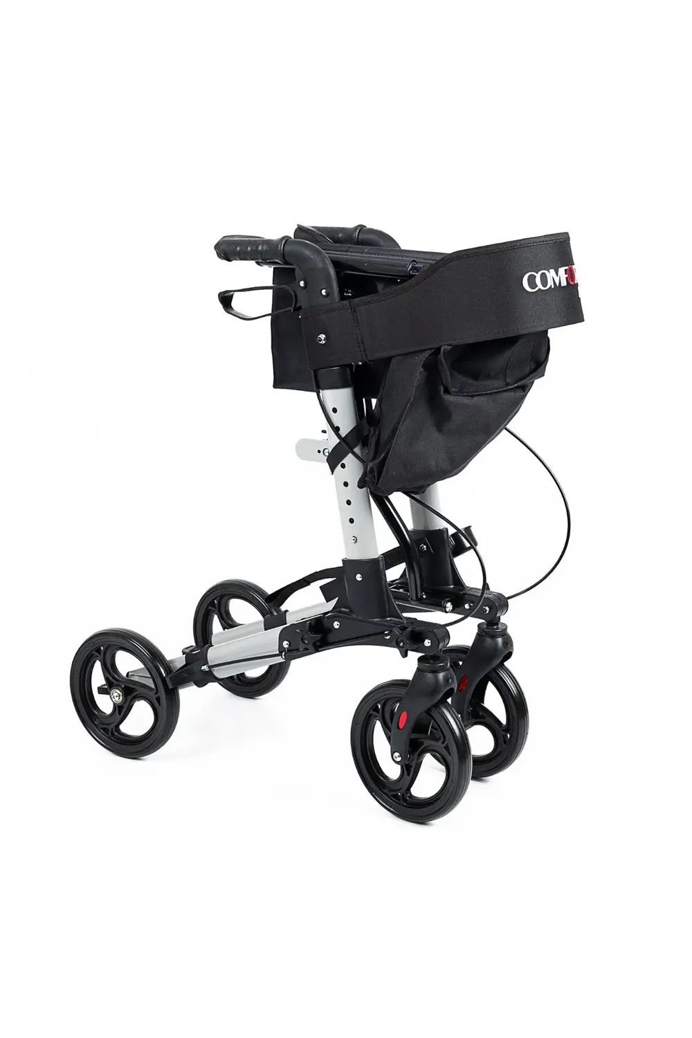 lüx yürüteç hafif 4 tekerli Alüminyum Tekerlekli Lüks Rolatör Fre