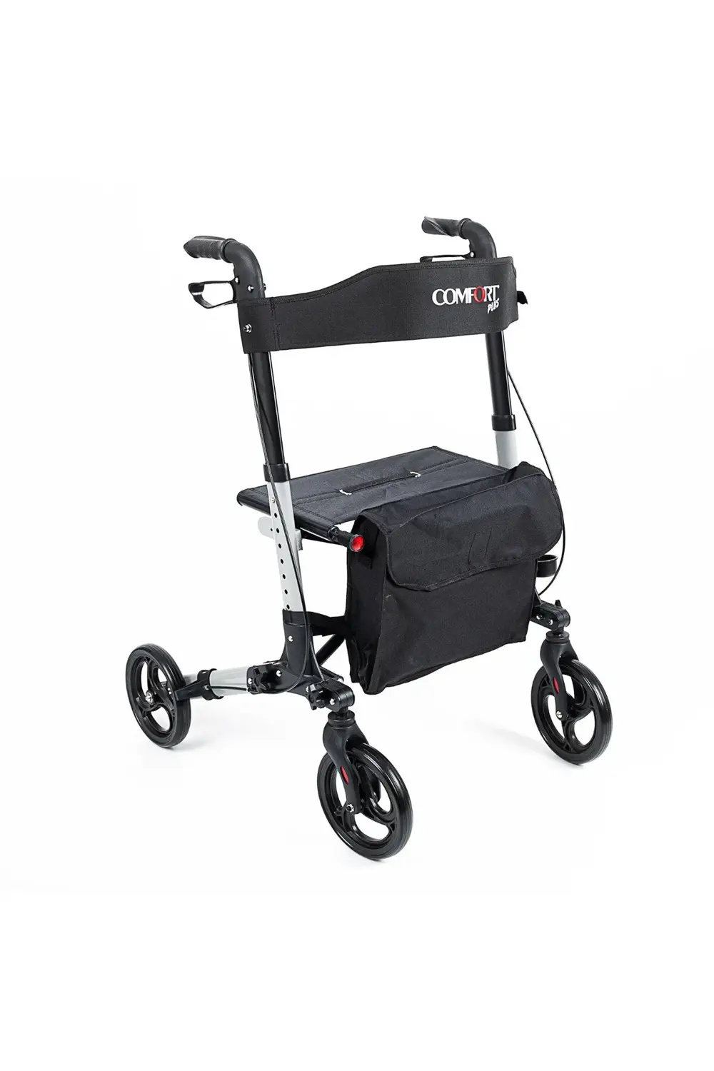 lüx yürüteç hafif 4 tekerli Alüminyum Tekerlekli Lüks Rolatör Fre