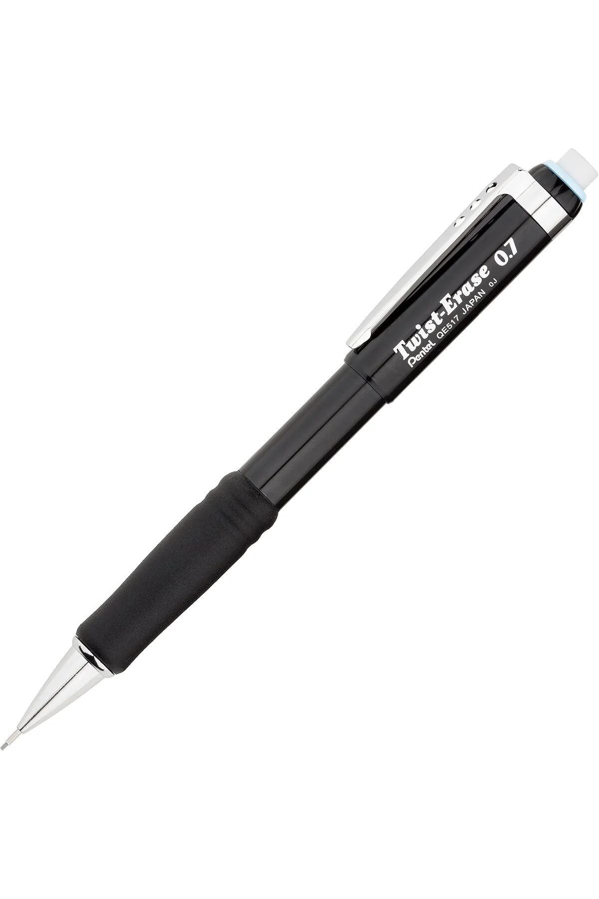 LuxShoping 0.7 mm Metal Klipsli Büyük Boy Silgili Versatil SİYAH 