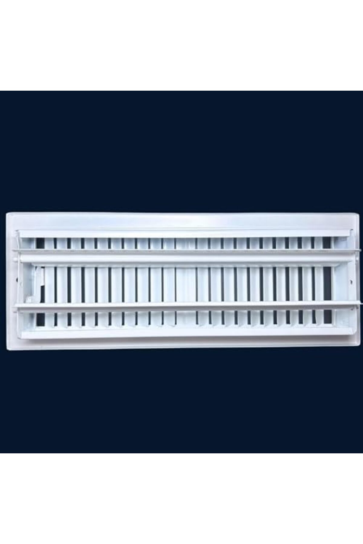 LuxShoping 10" x 4" 2 Yollu Hava Akışı Duvar ve Tavan Kaydı Buzul