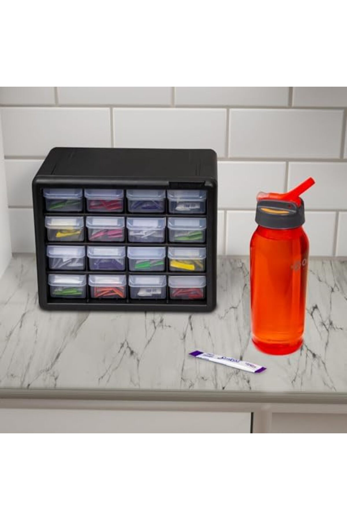 LuxShoping 10116 plastik parçalar saklama donanımı ve el işi dola