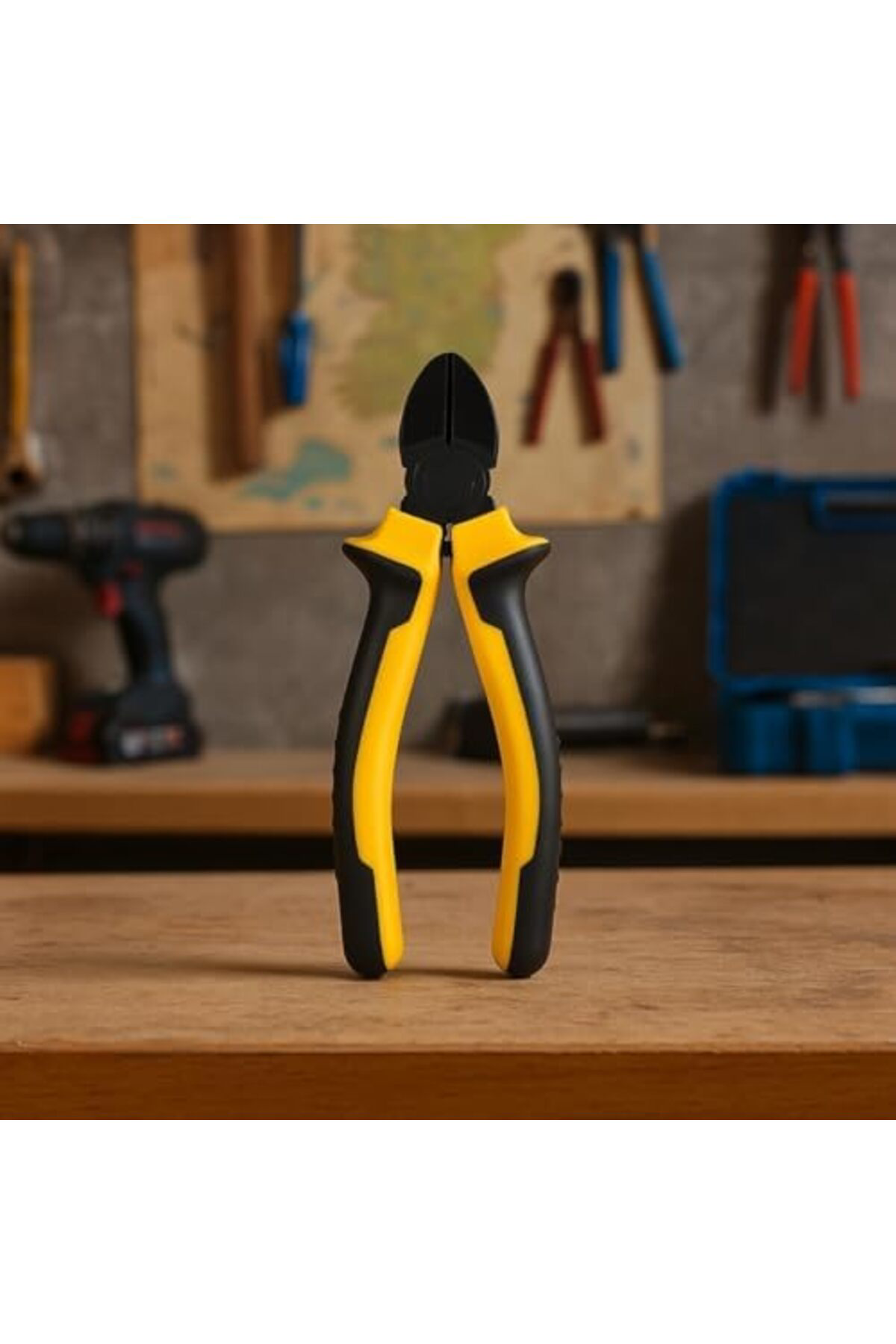 LuxShoping 15 cm Yankeski – Keskin Ağızlı, Kaymaz Saplı, Paslanma