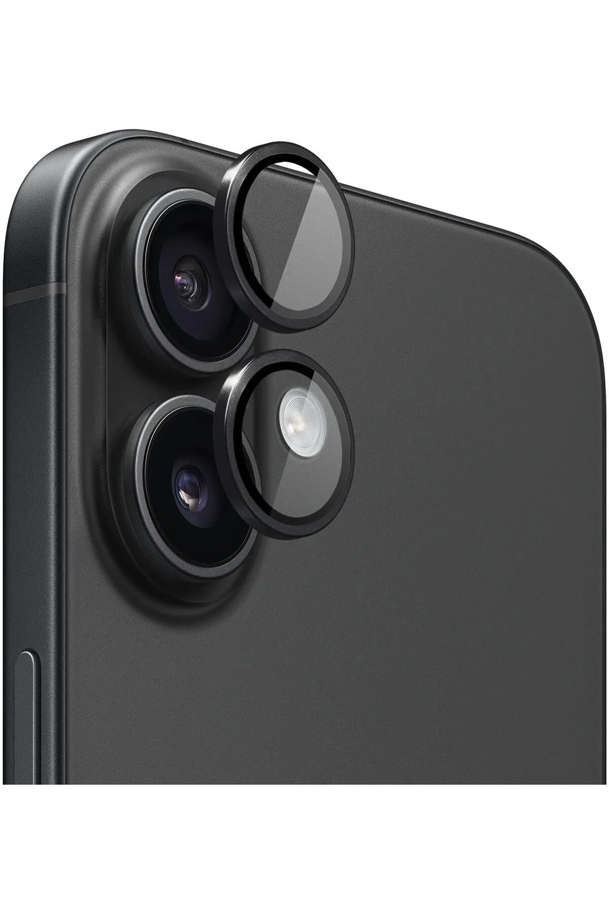 LuxShoping 16 Plus Tekli Kamera Lens Koruma Camı Siyah 1142128