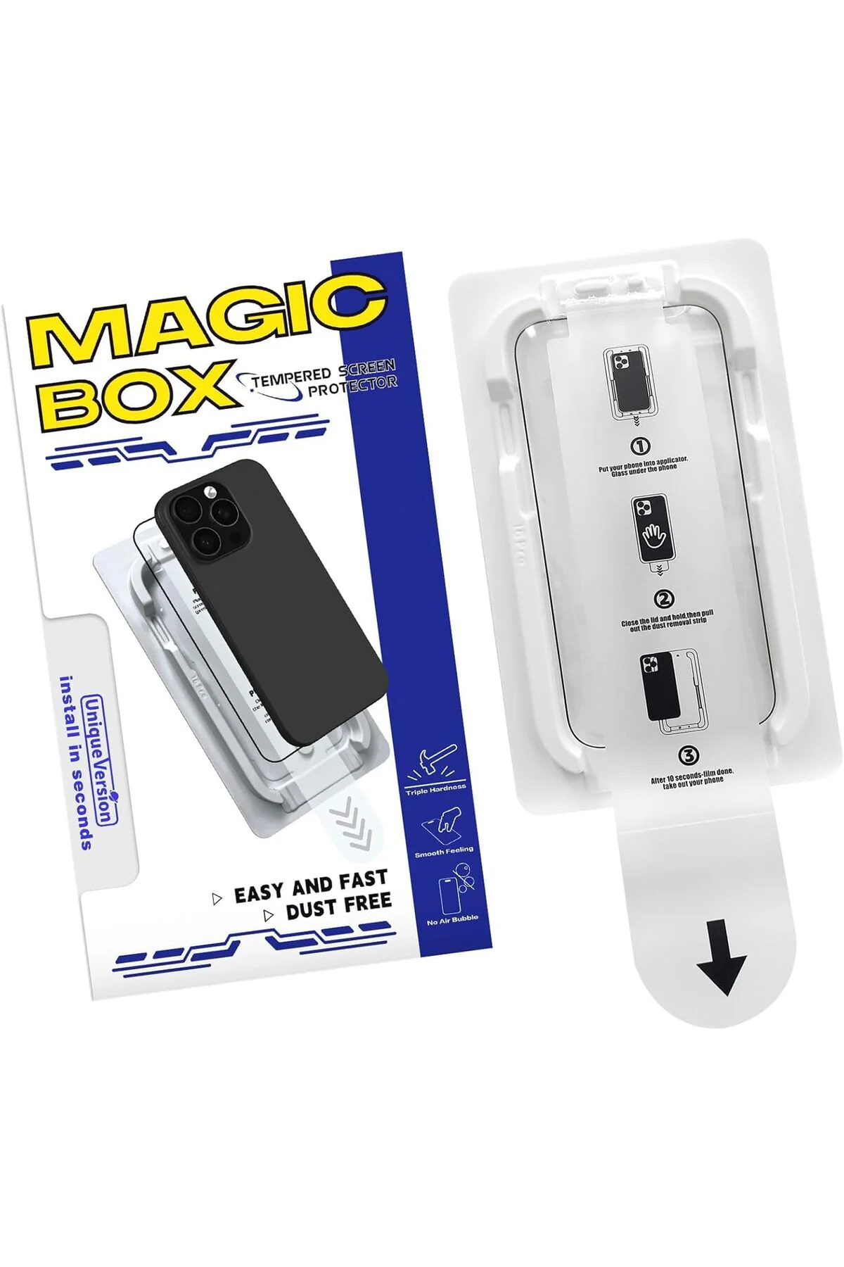 LuxShoping 16 Pro Max Ekran Koruyucu Cam | MAGIC-BOX Tozsuz Hizal LuxShoping 16 Pro Max Ekran Koruyucu Cam | MAGIC-BOX Tozsuz Hizal