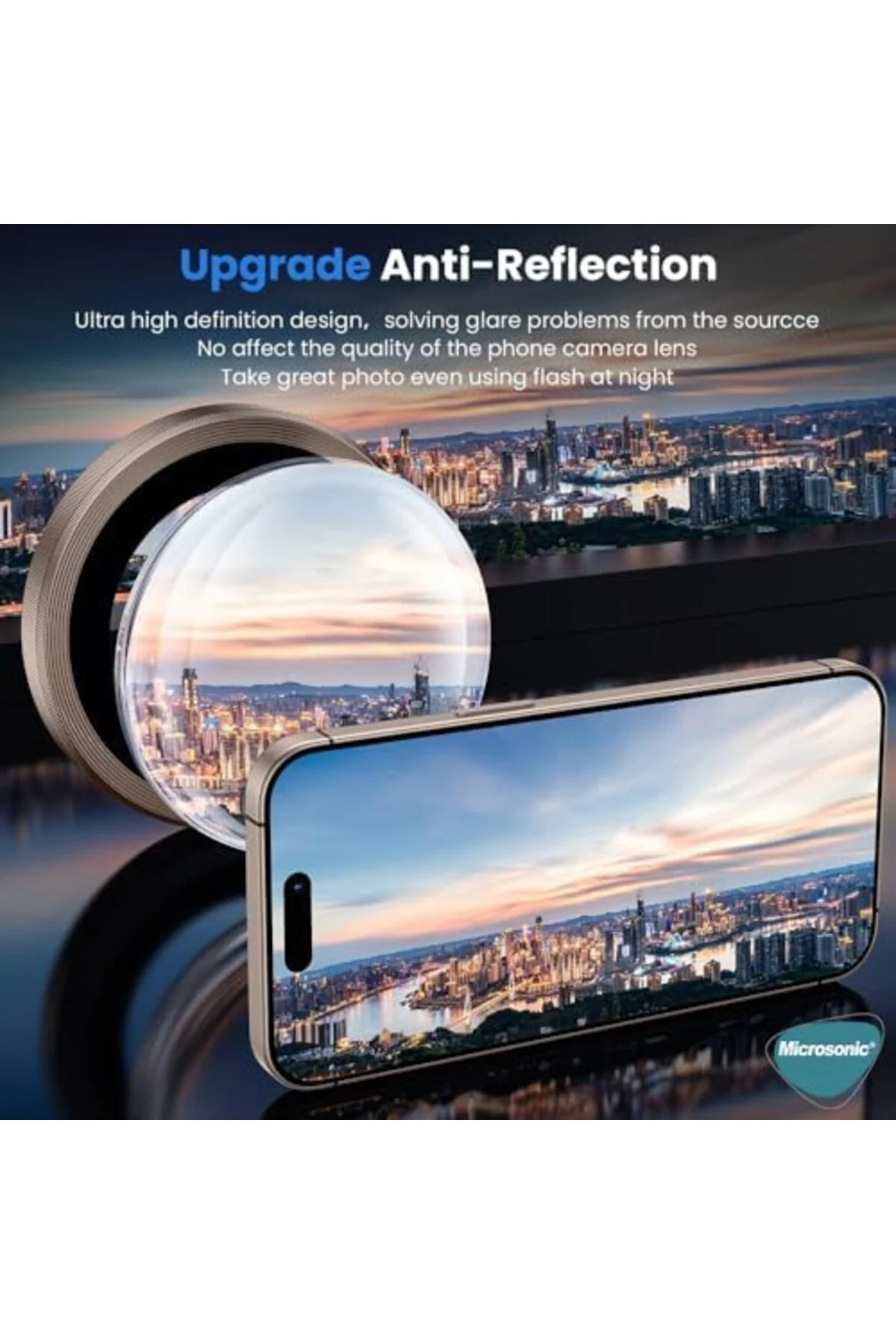 LuxShoping 16 Pro Tekli Kamera Lens Koruma Camı Siyah 1142128