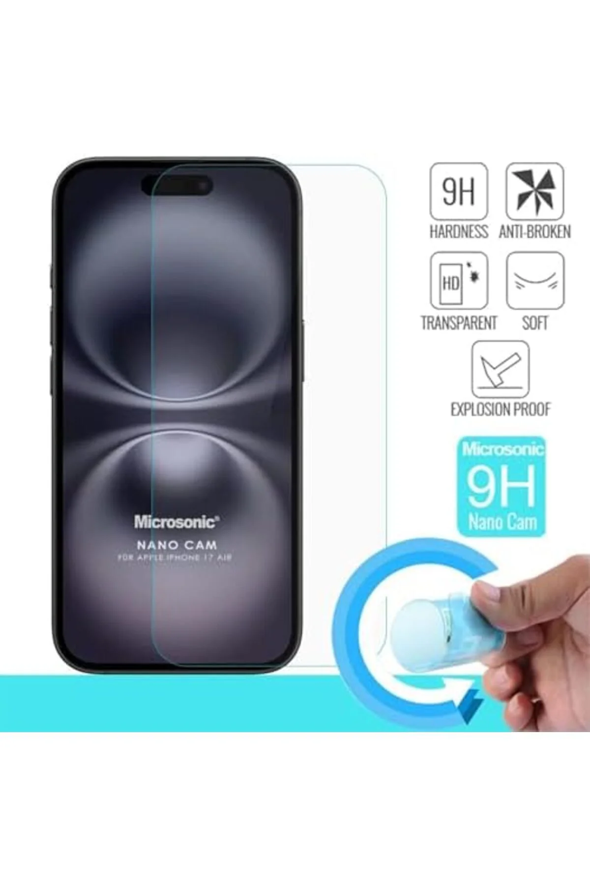 LuxShoping 17 Air Glass Cam Ekran Koruyucu [ 17 Air ile Uyumlu Ek