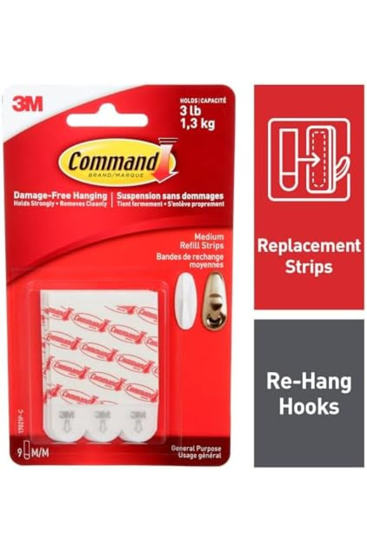 LuxShoping 17021P Yedek Bant, Orta Boy, Beyaz 1142128