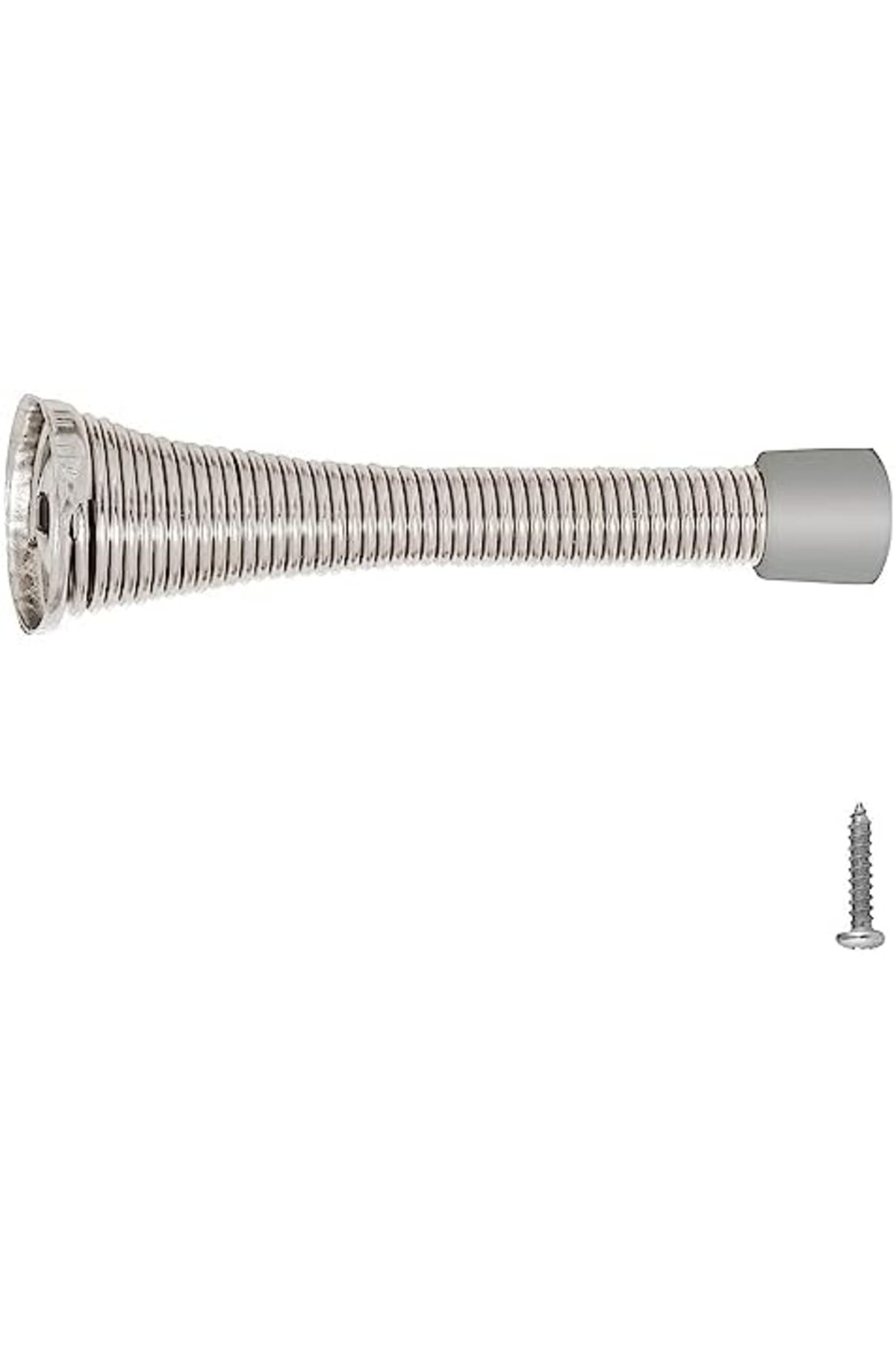 LuxShoping 181701 Yaylı Kapı Stoperi, 10'lu Paket, Nikel 1142128