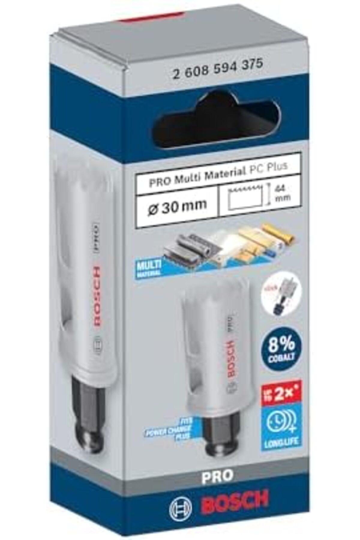 LuxShoping 1x PRO Multi Material Power Plus Delik Açma Testeresi 