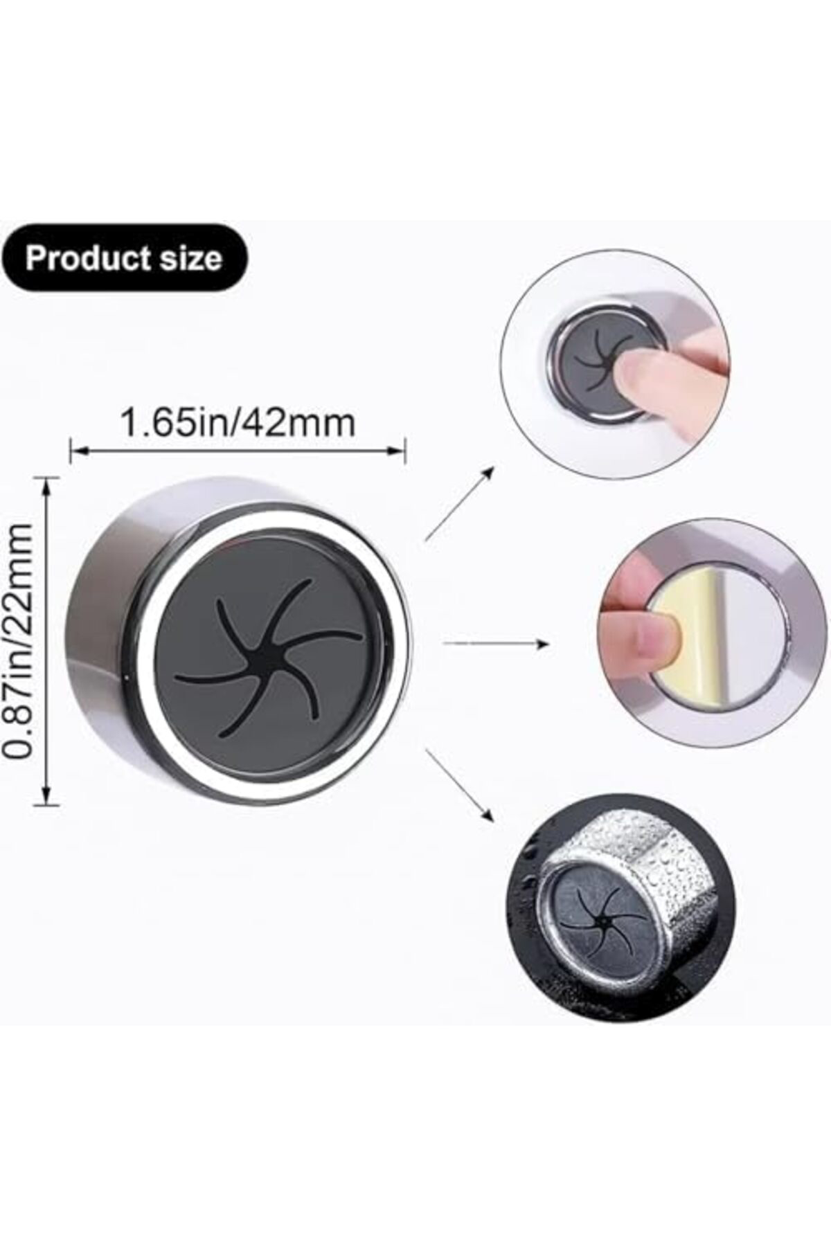 LuxShoping 2 Adet, Hafif, Lüks Vakumlu Kancalar, Güçlü Yük Taşıma