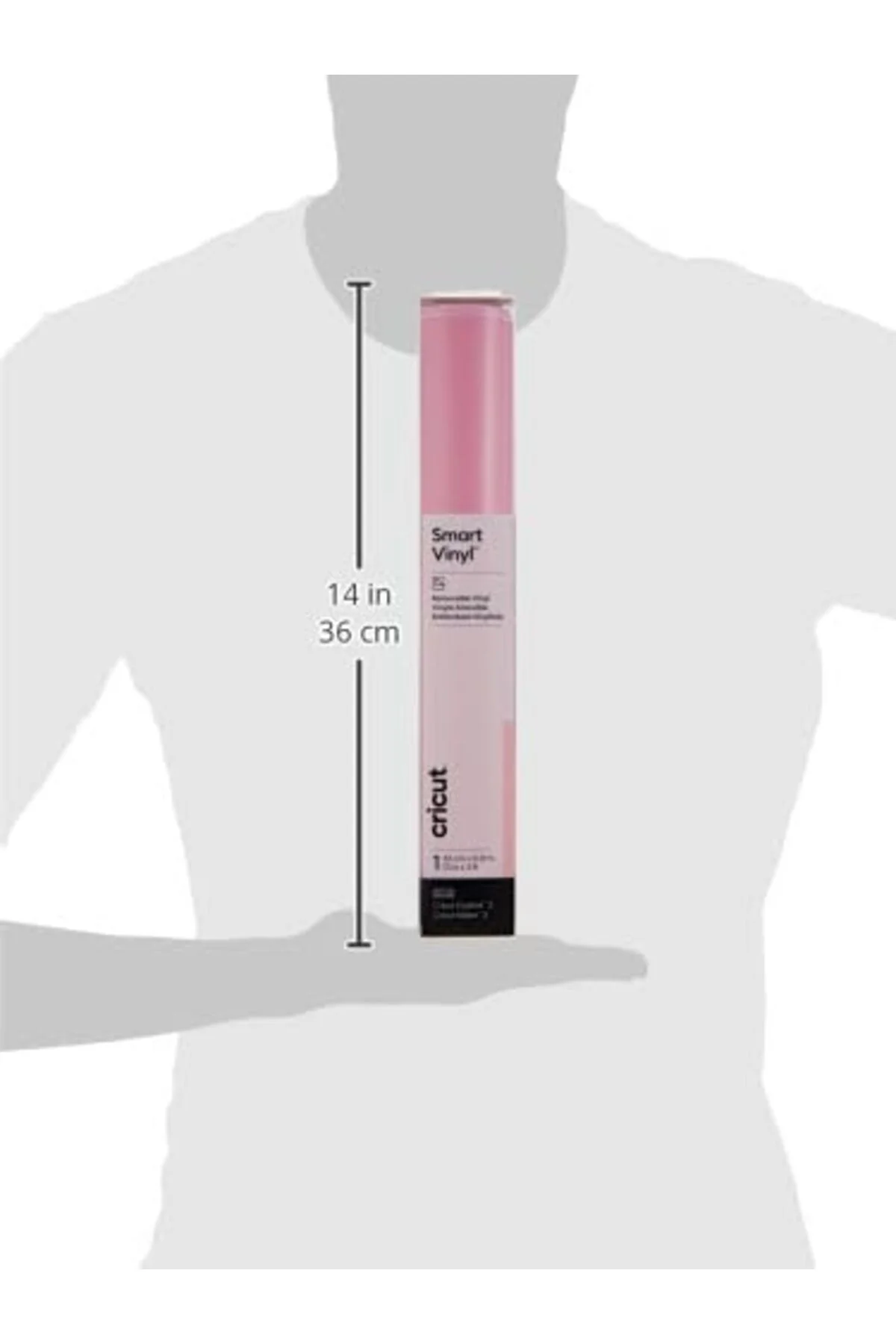 LuxShoping 2008639 SMART VİNİL GEÇİCİ 33X91CM 1 SAYFA AÇIK PEMBE 
