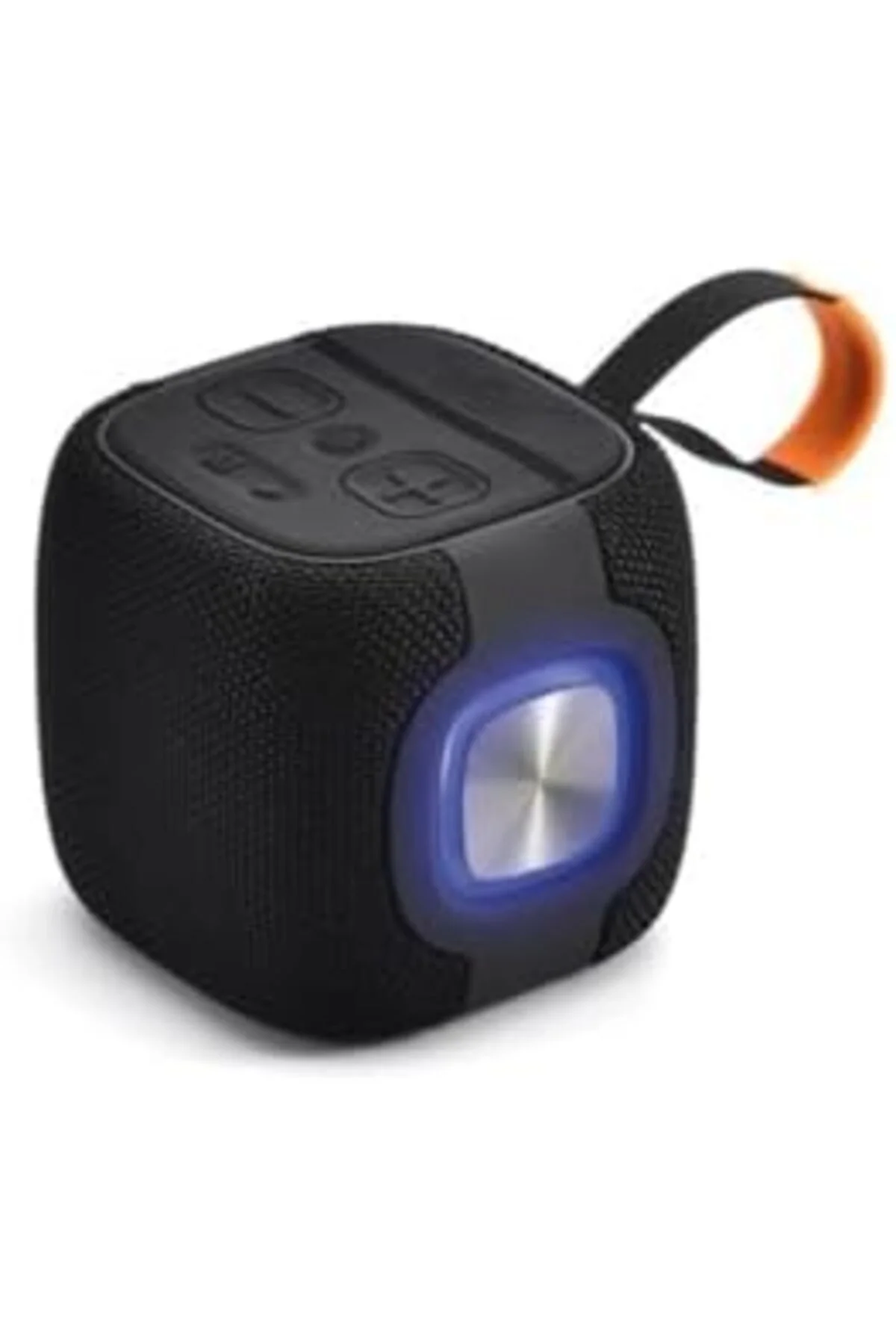 LuxShoping 2400mAH Ledli Taşıma Kancalı Bluetooth Hoparlör Siyah 