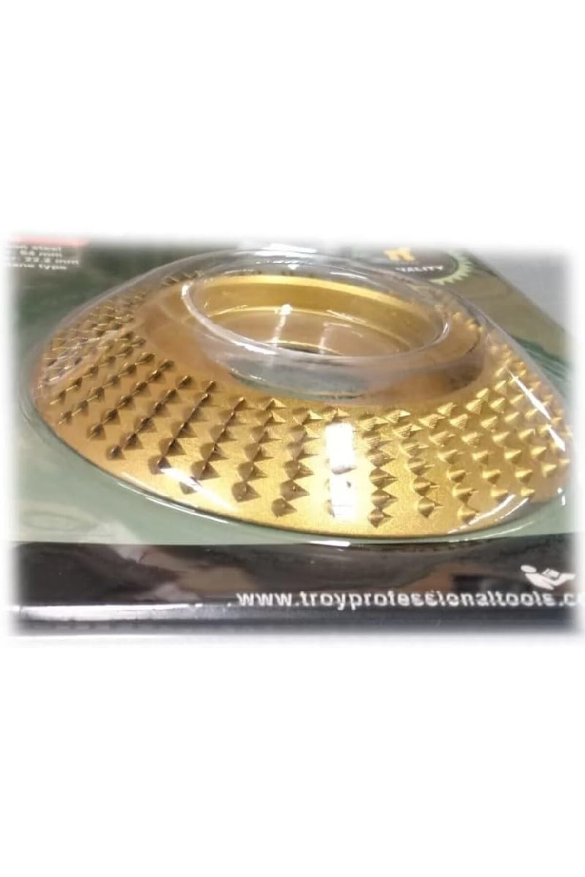 LuxShoping 25077 Avuç Taşlama için Ahşap Aşındırıcı Disk, Yarı Kü