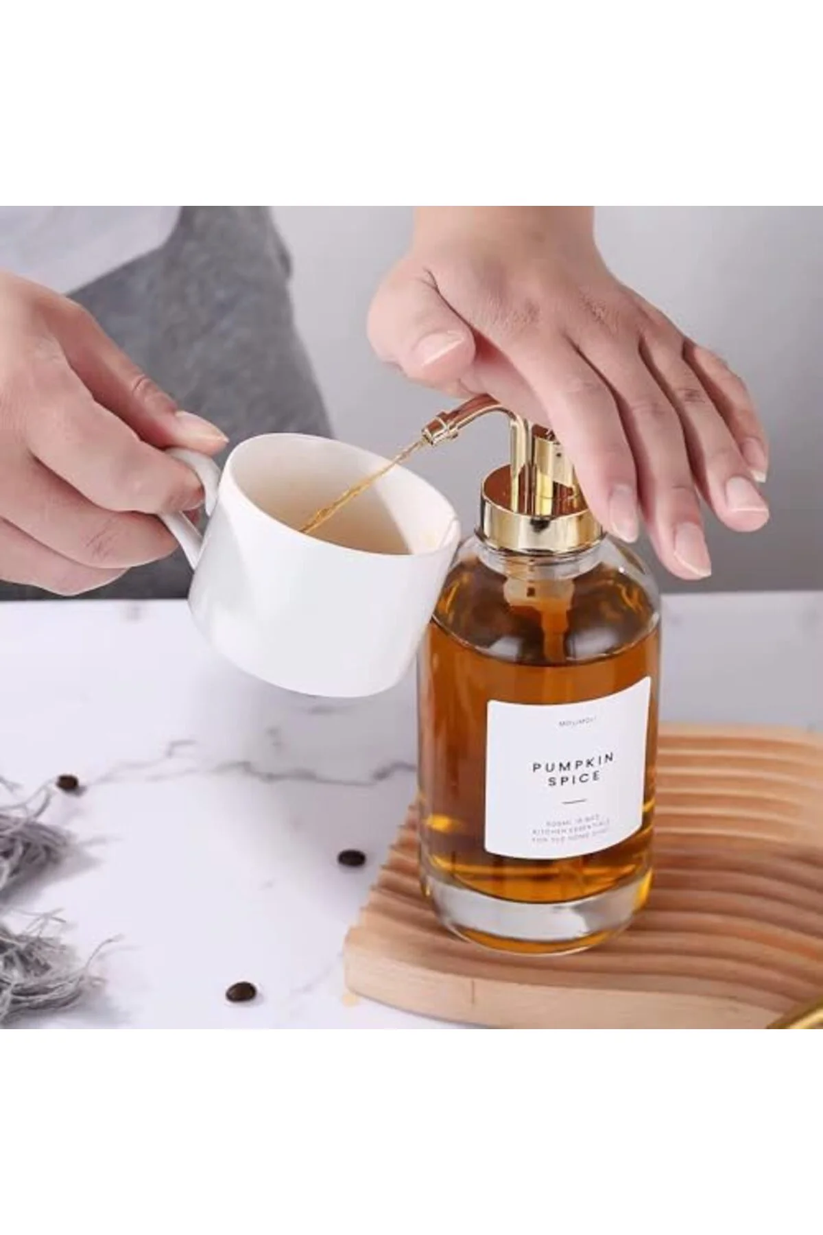 LuxShoping 2'li 500 ml Cam Sıvı Sabunluk ve Losyonluk Seti – Yüks