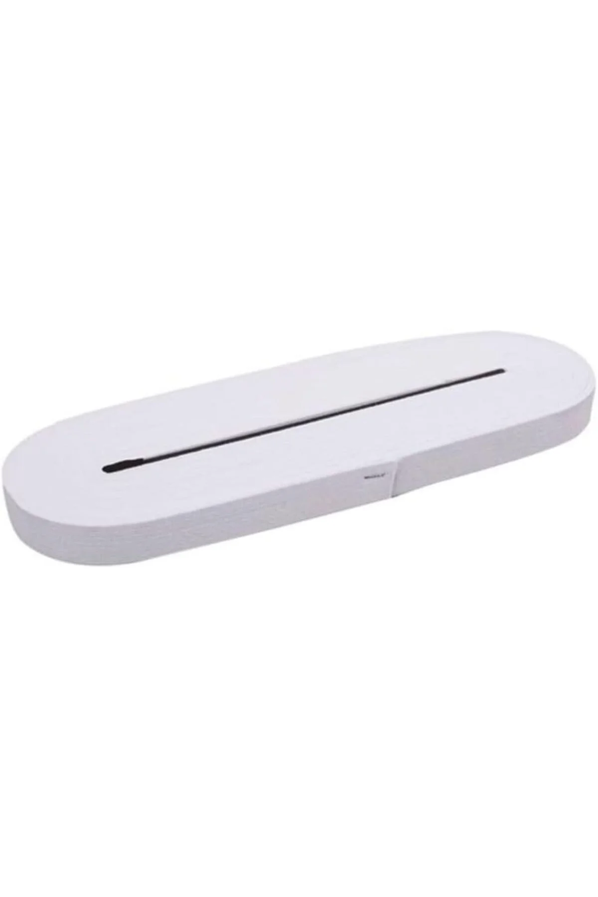 LuxShoping 3 cm Genişlik – 10 Metre Beyaz Lastik Şerit | Esnek Di