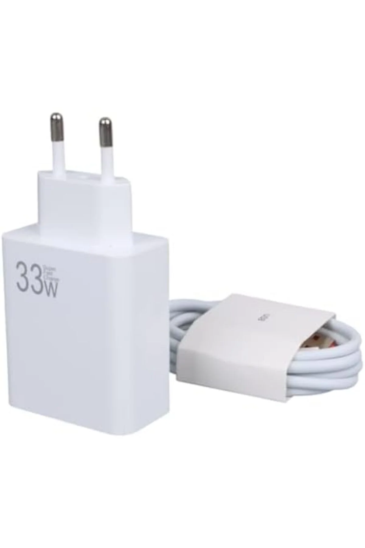 LuxShoping 33 Watt Turbo Usb Şarj Başlık Adaptörü + Type-C Kablo,