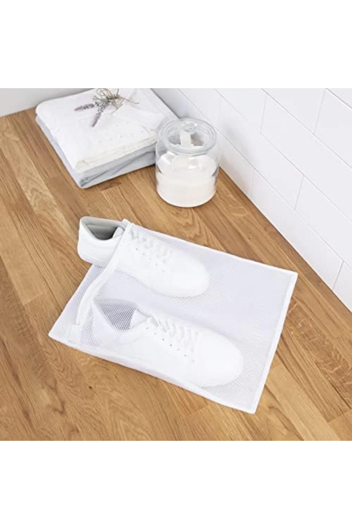 LuxShoping 3'lü Beyaz Renk Ayakkabı Yıkama Filesi Set 1142128