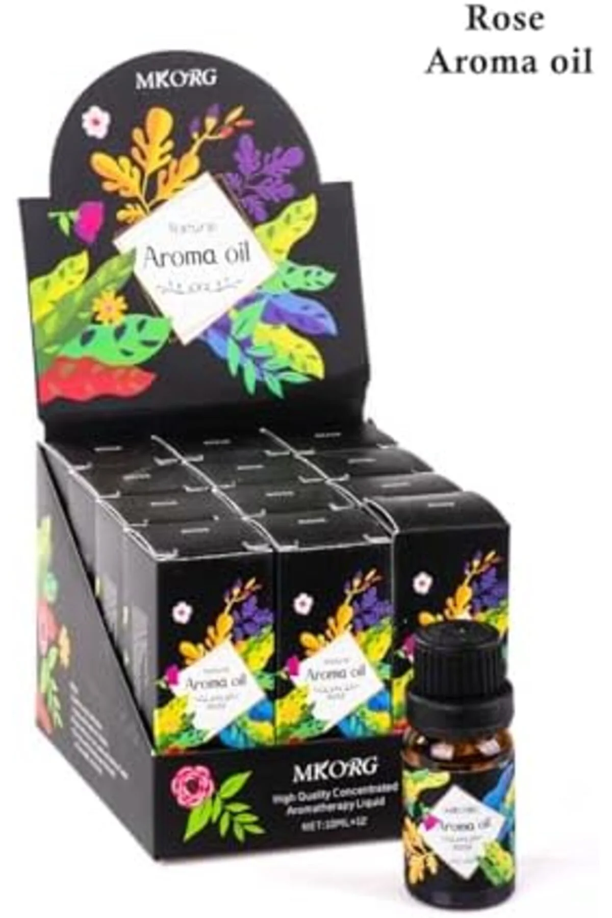LuxShoping 3’Lü Esansiyel Uçucu Yağ 3X10Ml Rose Gül Kokulu Buhurd