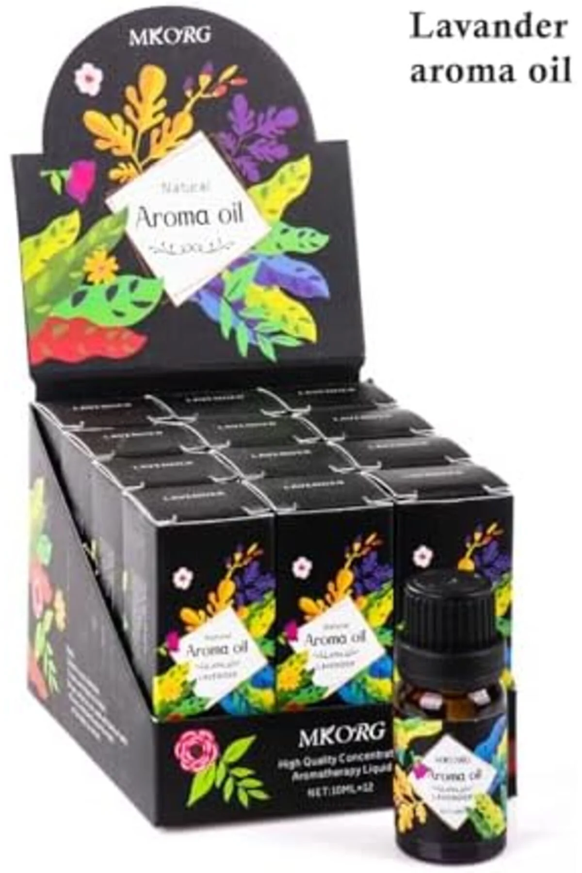 LuxShoping 3’Lü Esansiyel Uçucu Yağ 3X10Ml Lavanta Kokulu Buhurda